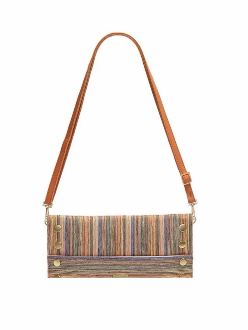 Hammitt Ryan Valley Sunset Stripes Clutch Purse Crossbody Bag NWT